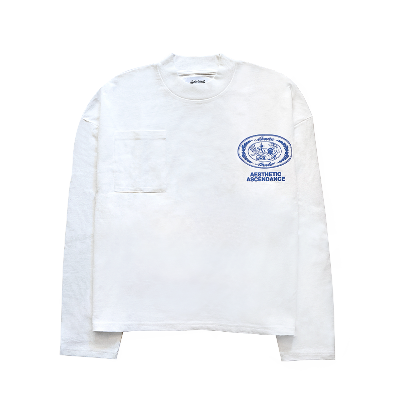 SA LONG SLEEVE WHITE T-SHIRT