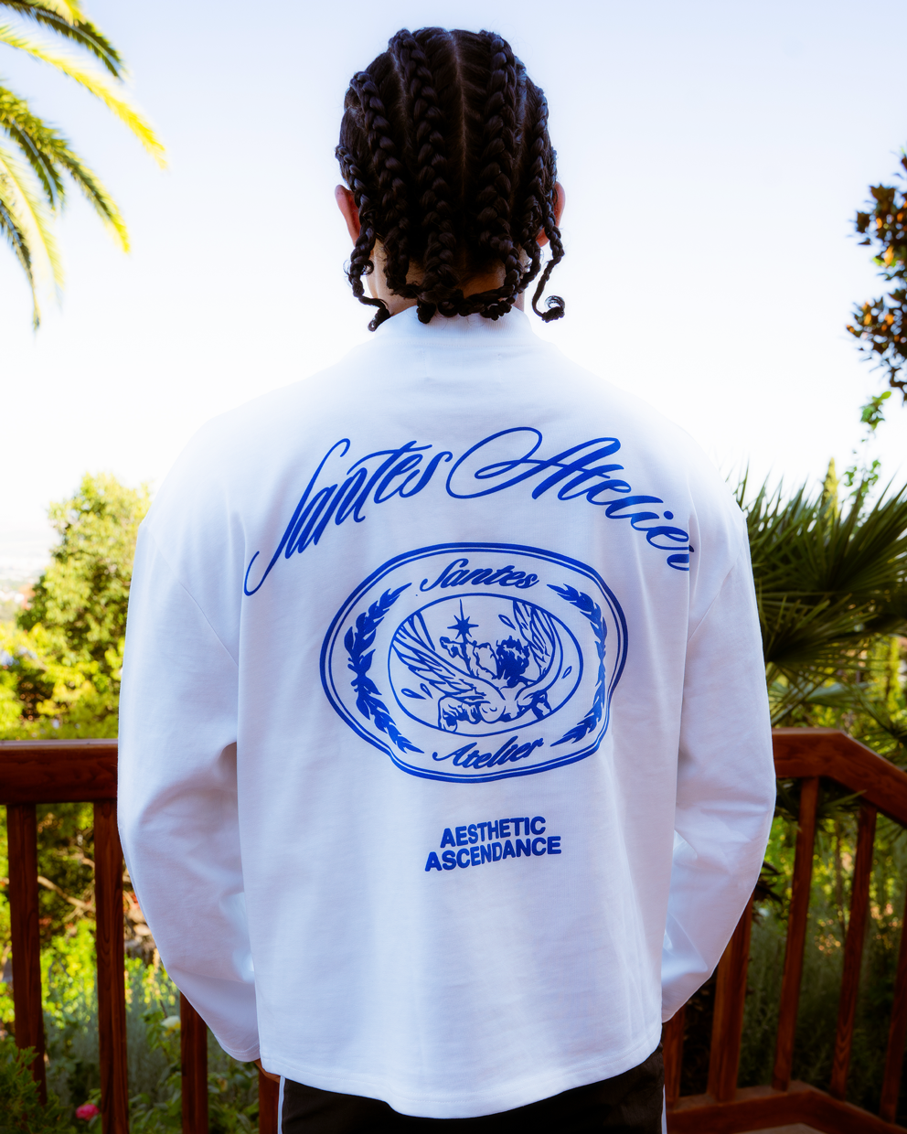 SA LONG SLEEVE WHITE T-SHIRT