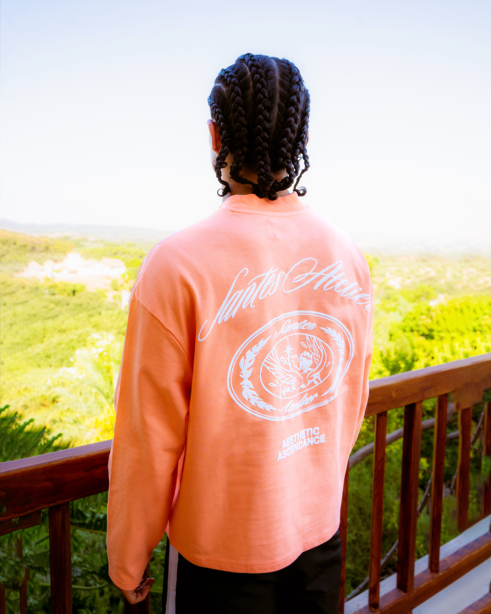 SA LONG SLEEVE ORANGE T-SHIRT