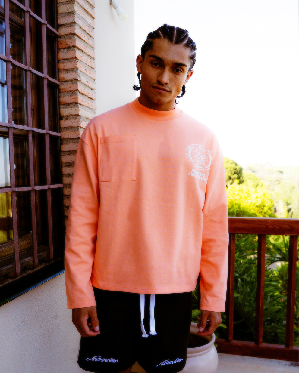 SA LONG SLEEVE ORANGE T-SHIRT