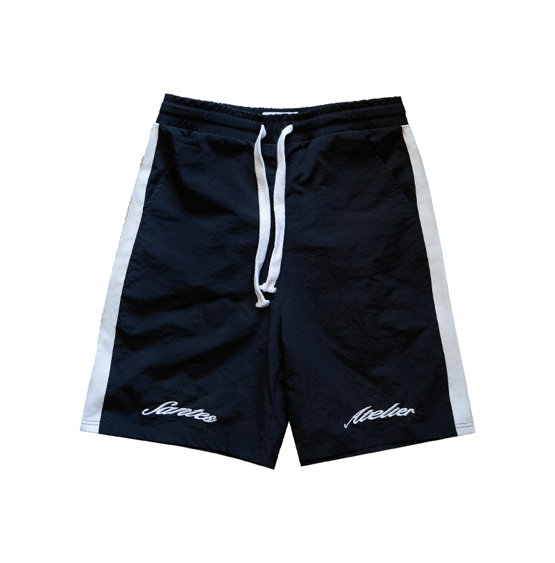 ATELIER BLACK NYLON SHORTS