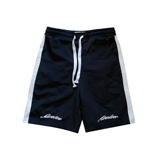 ATELIER BLACK NYLON SHORTS